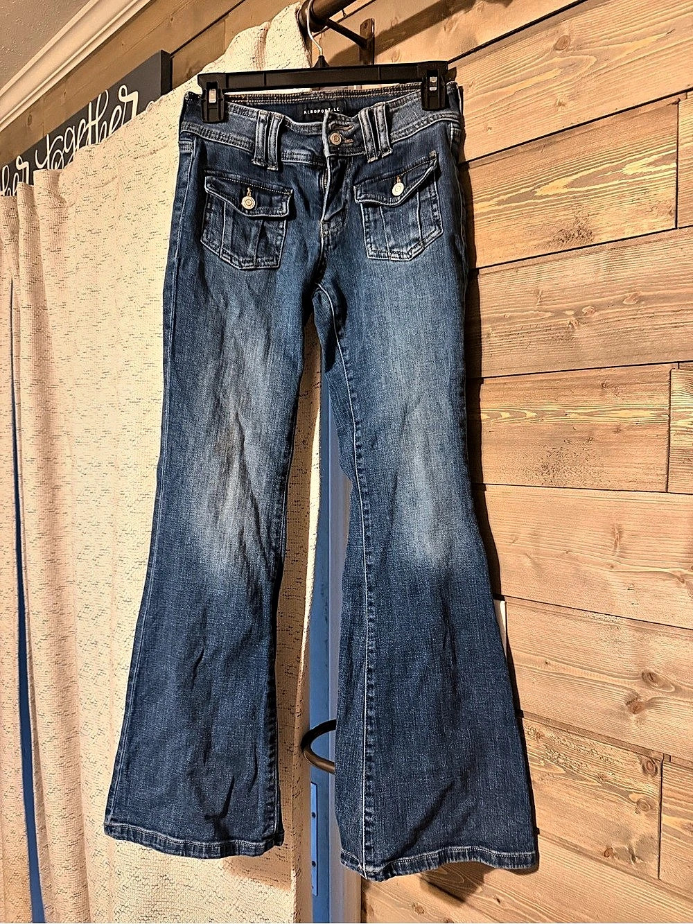 Aeropostale Women's Blue Flare Jeans